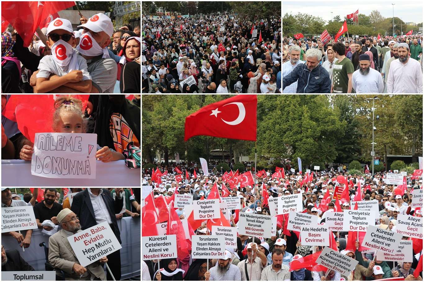 On binlerce kişi sapkınlığa dur demek için toplandı On binlerce kişi sapkınlığa dur demek için toplandı